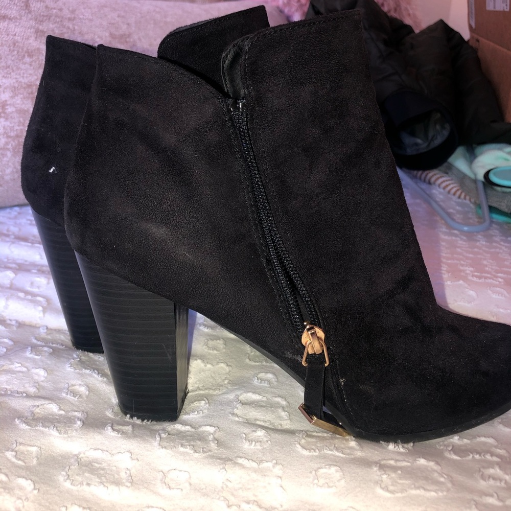Black booties